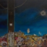 “Qatar Dream” (2013). 122 x 183 cm. Mixed media on canvas.